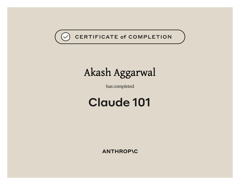Claude 101